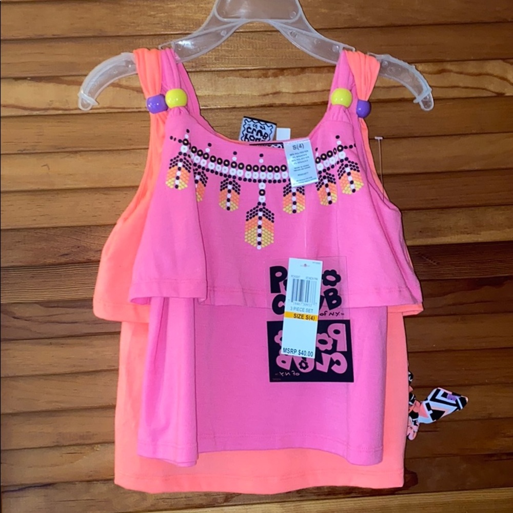3 girls pogo club tops.